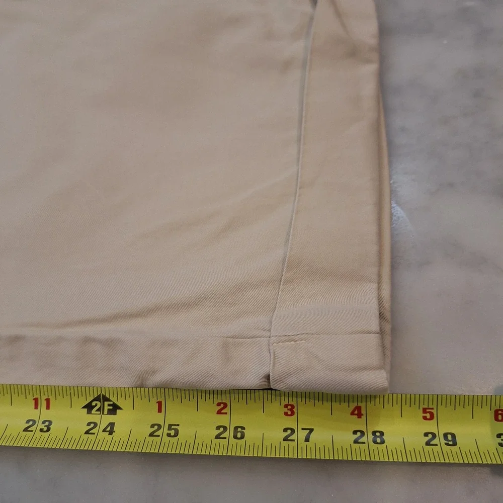 Vtg 90s Polo Ralph Lauren Hammond Pant Mens 42x30 (40x28) Khaki Pleated Cuffed